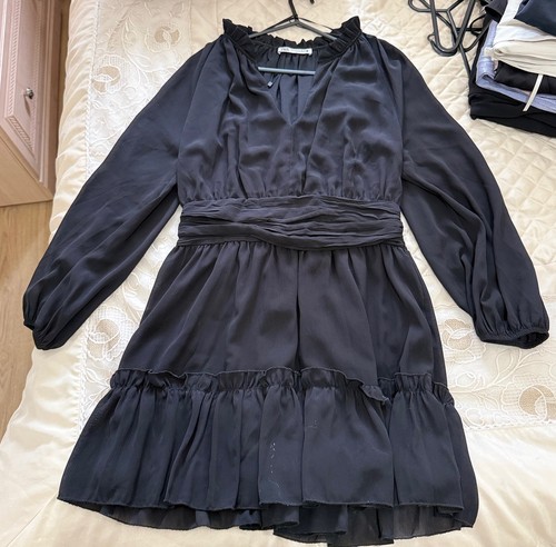 Zara black long sleeved - sleeved, mini