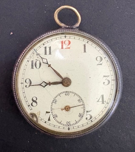 Vintage silver pocket - silver, watch