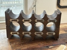 Stackable solid oak wood wine - stackable,