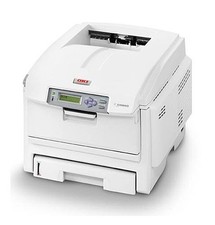 OKI C5850n Network A4 Colour LED Laser Printer OKI 01212901 - Low Toners