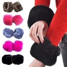 Wrist Faux Fur Wrist Cuffs Arm