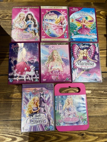 Barbie dvd bundle - bundle, x8