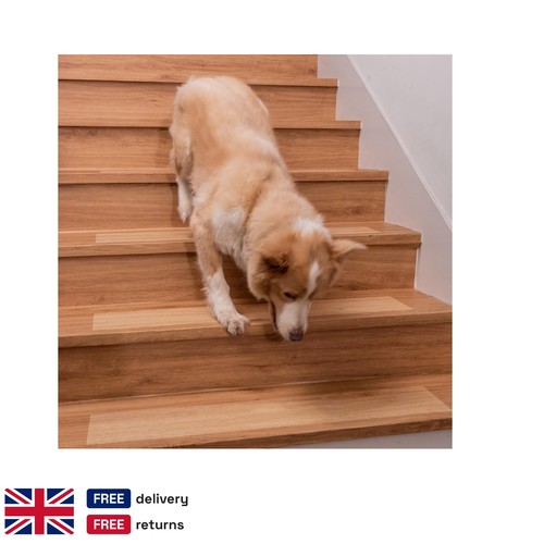 Pre cut clear stair treads - 15, pre-cut
