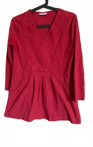 Adini deep red embroidered bci - adini,