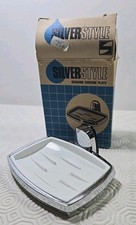 Vintage Retro Soap Wall Mounted  Dish Original Box And Never Used