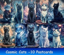 Cosmic Cats - Cartoon Style