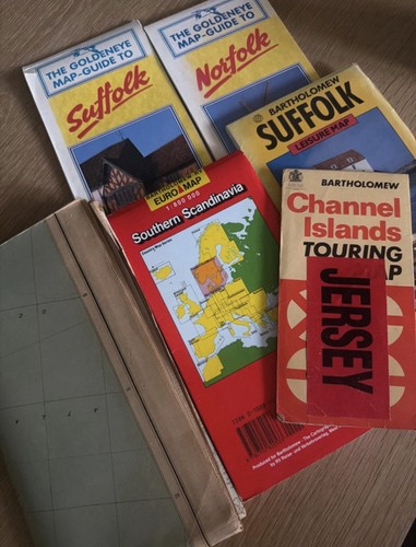 Vintage map job lot bundle - bundle,