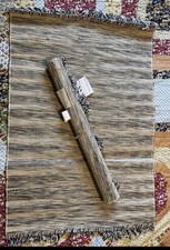 2 x IKEA TAULOV Rug Lint Free Carpet Cotton Woven Beige navy  NEW   