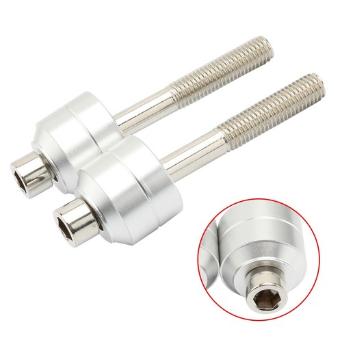 Silver handlebar riser - riser, kit