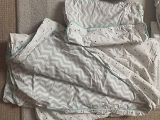 Cotton Mothercare Toddler bedding bundle set stripe + star design (11 piece)
