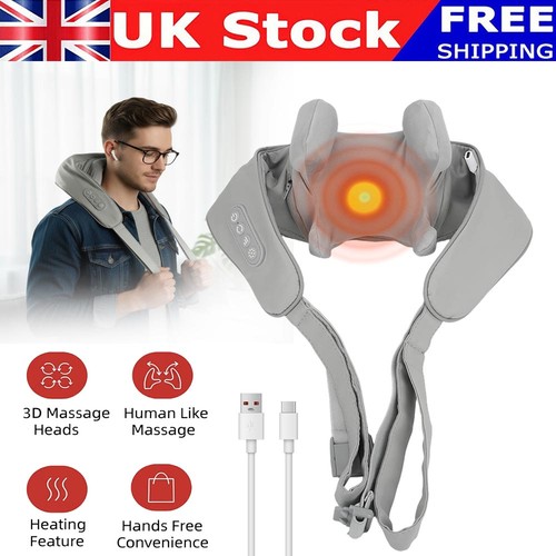 Neck shoulder massager heated - shoulder,