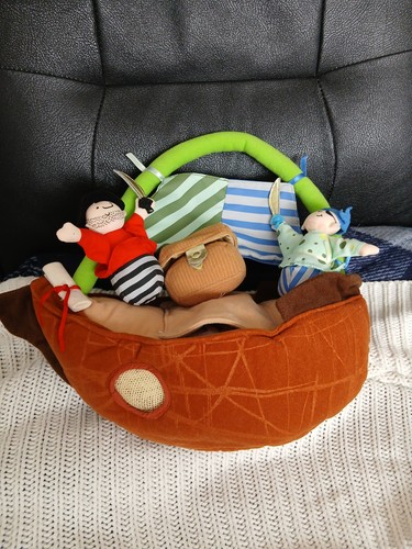 Cloth pirate ship toy - cloth,