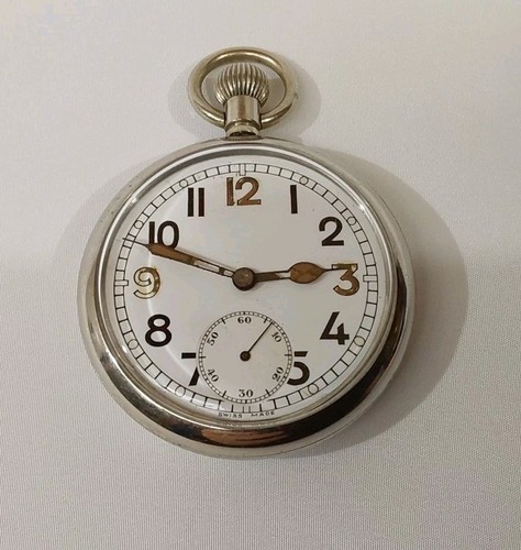 Ww2 military pocket - watch, with