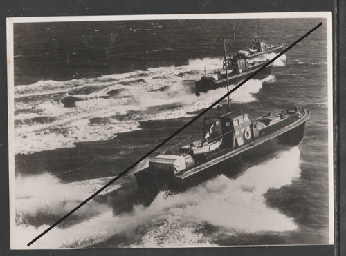 Photograph ww2 power boats - photograph,