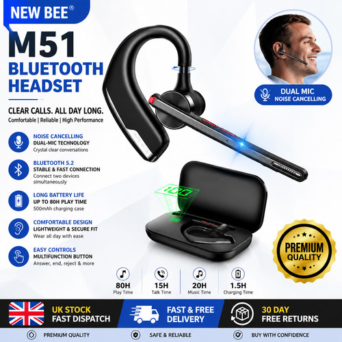 New bee m51 bluetooth 2 - new,