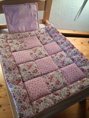 Dolls pram cot bedding set - dolls,