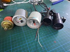 Various Car Gauges. Boost Oil Volts. In Used Untested Condition. See Photos