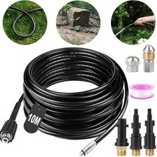 Pressure Washer Drain Sewer Cleaning Jetting Hose Cleaner Kit for Karcher K2-K7