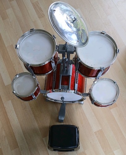 Rockstar junior drum kit red - kit, 7