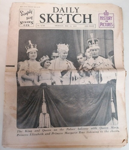 Newspaper vintage daily - -,