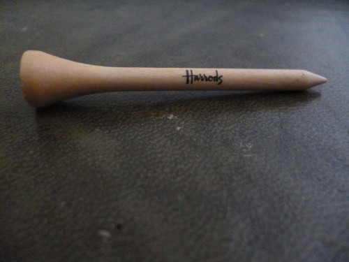 Harrods golf tee - wooden, cm