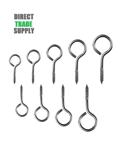 Screw eye stainless steel - stainless,
