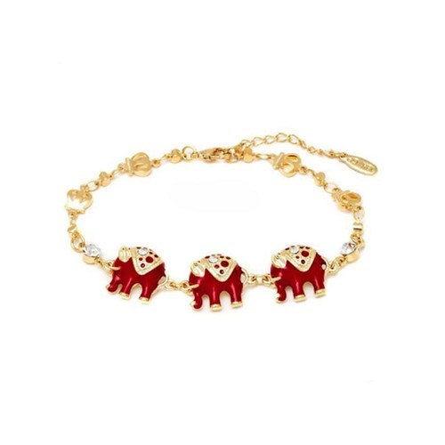 22k gold plated elephant - gold,