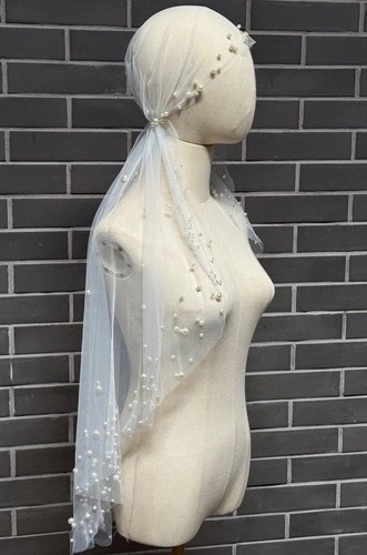 Pearl headed juliette veil - pearl,