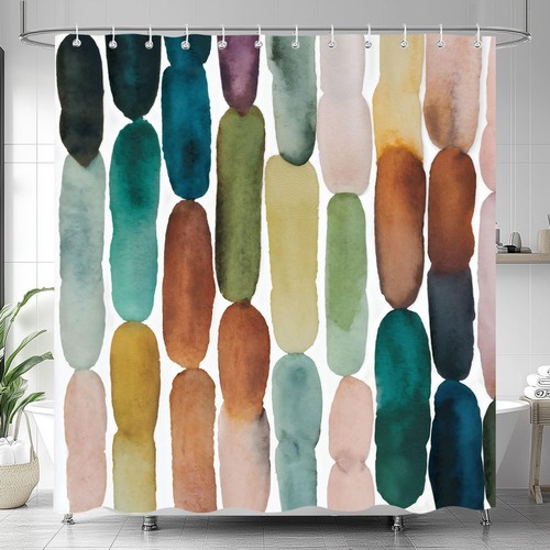 Modern oval shower curtain - oval,