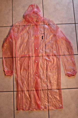 Vintage raincoat pink - vintage,