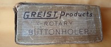  A rare Greist Vintage Sewing Machine Button Hole Attachment
