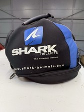 Shark Motorbike Helmet Bag Carry Case Blue Motorcycle Motorbike