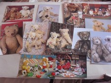 POSTCARD - TEDDY BEAR - TEDDIES - JOB LOT 12 CARDS - TOYS