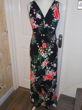 Kim & Co/QVC Black Floral Maxi