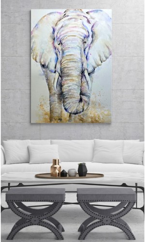 Original elephant watercolour - original,