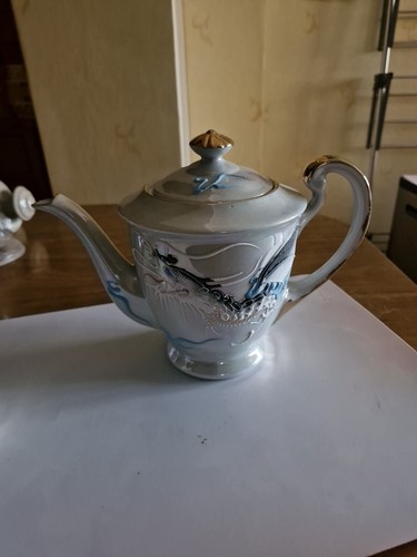 Japanese teapot and - japanese, sugar