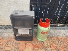portable gas heater and bottle