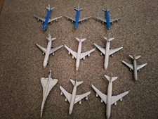 Various diecast airplane models unknown Make