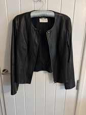 Hugo Boss Collarless Ladies Leather Jacket