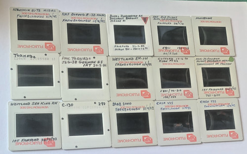 35mm aircraft slides - 15, x