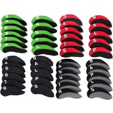 11pcs Golf Club Headcovers Irons Set Club Iron Head Covers Golf Accessoires