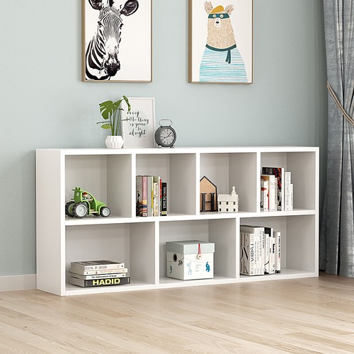 Wood cube bookcase - 5,