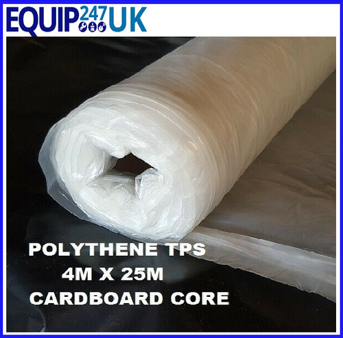Clear builders polythene - clear,