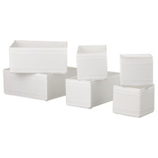 NEW IKEA Skubb set of 6 drawer