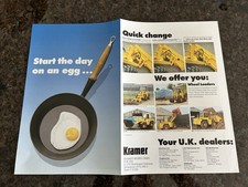 Kramer Loader Leaflet… JCB Sambron Teleshift Bonser Bobcat