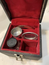 Vtg 40s Travel Portable Single