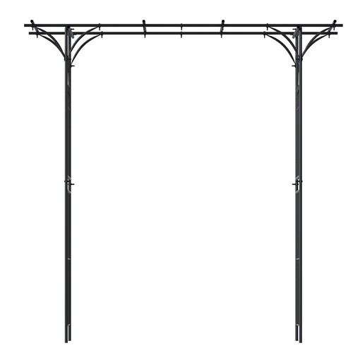 207 metal garden arbor - garden, w/