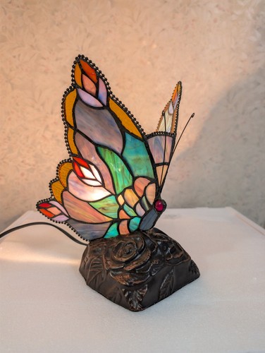 Tiffany style glass butterfly - style,
