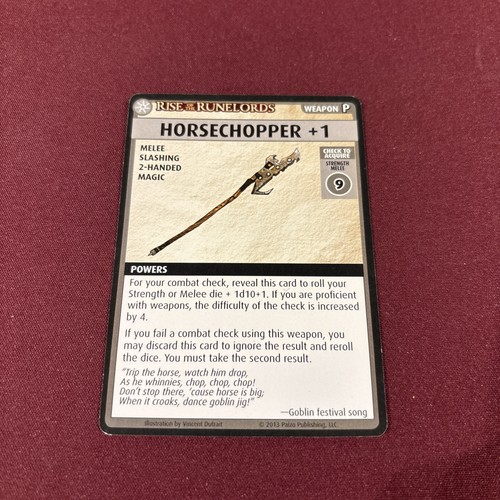 Pathfinder adventure card - pathfinder,