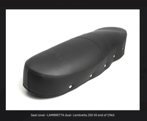 Lambretta j50 seat cover - j50, black
